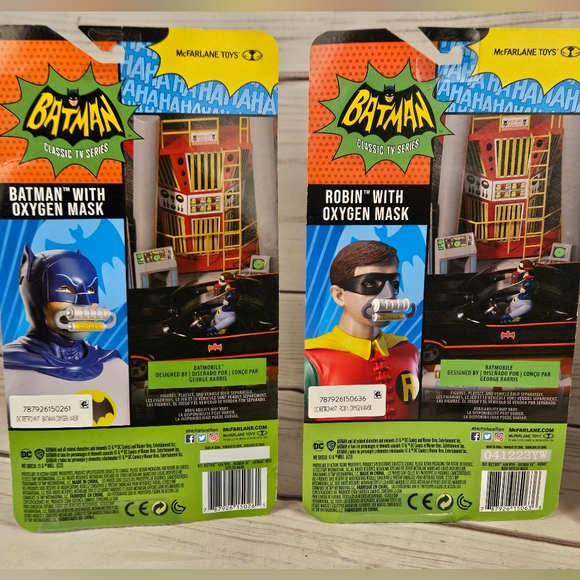 DC Comics Classic TV Series Batman Robin The Joker & The Riddler Action Figures - Picture 7 of 8